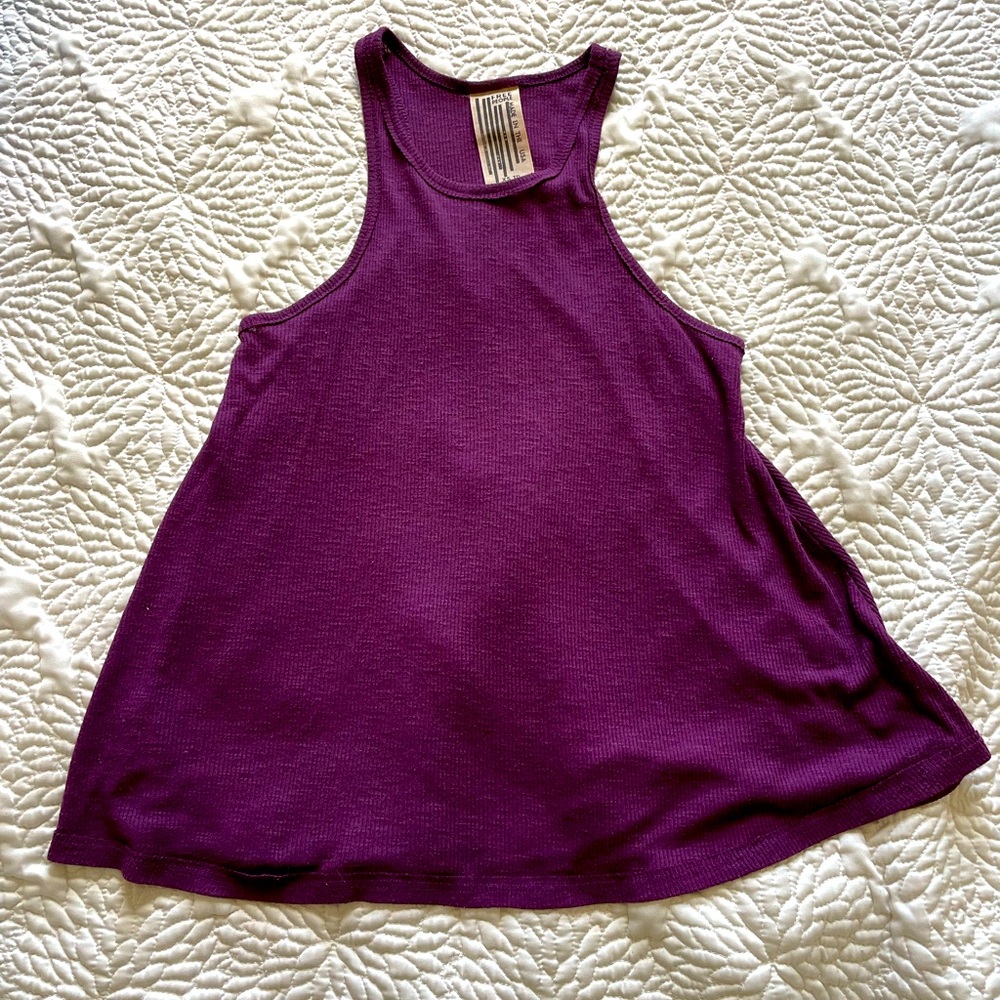 Free People Plum Swing Tank top